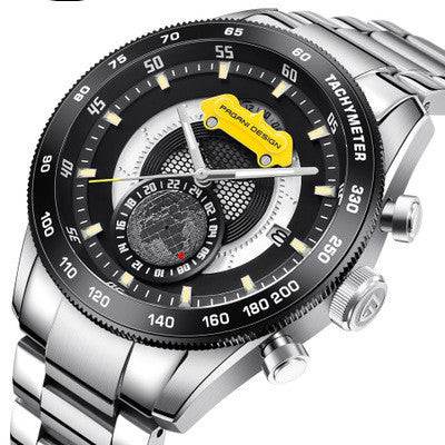 Reloj de Acero Inoxidable para Hombre con Movimiento de Cuarzo - Image 8