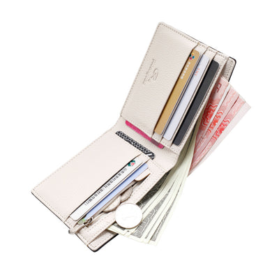 Billetera Corta para Hombre con Diseño de Patrón Cruzado Coreano - Image 2