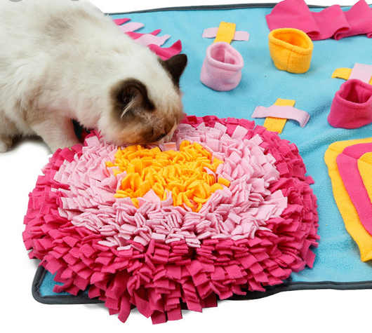 Manta de Entrenamiento Olfativo para Mascotas con Texturas Interactivas - Image 4