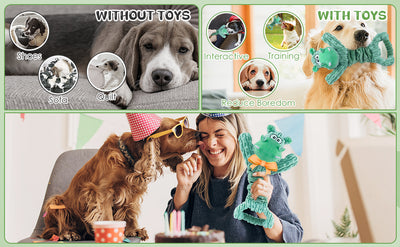 Juguetes para Perros Chirriantes de Peluche - Juegos de Tracción para Mascotas Pequeñas, Medianas y Grandes - Image 13