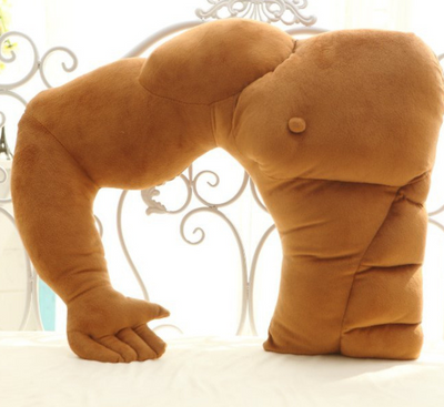 Almohada Abrazo Forma Brazo Musculoso - Cojín Peluche Novio - Image 6