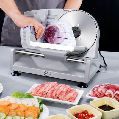 Cortadora Eléctrica de Carnes y Embutidos para el Hogar