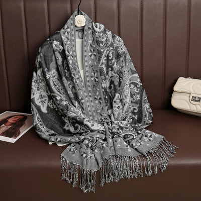 Chal Jacquard para Mujer - Ligero y Versátil para Primavera y Verano - Image 16