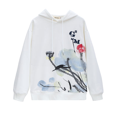 Sudadera con Capucha Estampado Loto Tinta para Niños - Image 2