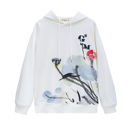 Sudadera con Capucha Estampado Loto Tinta para Niños - Image 2