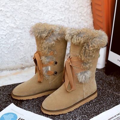 Botines de Tobillo con Piel de Conejo Real - Image 4