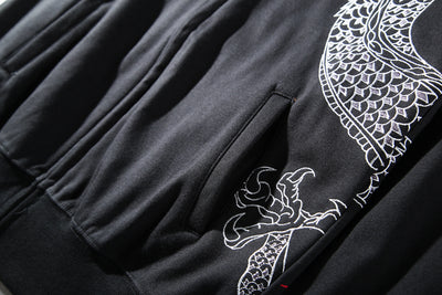 Sudadera Roja con Bordado de Dragón - Image 8