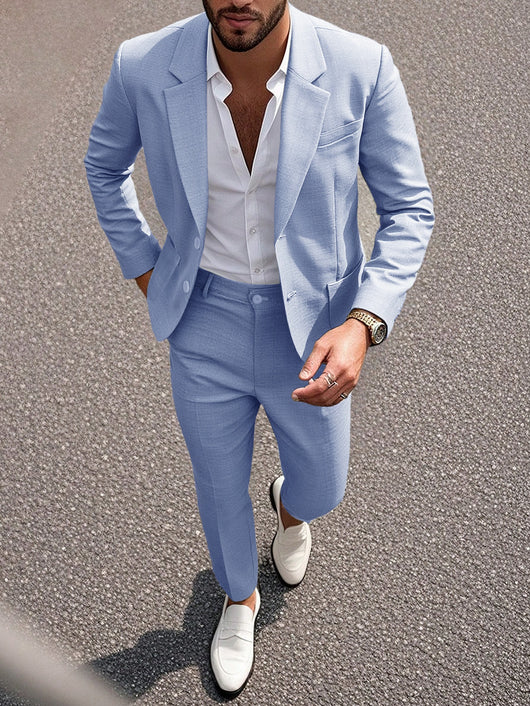 Traje de Negocios Ejecutivo Liso para Hombre - Image 8