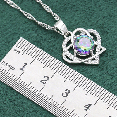 Conjunto de Joyería Elegante: Anillo, Collar, Aretes y Pulsera - Image 4
