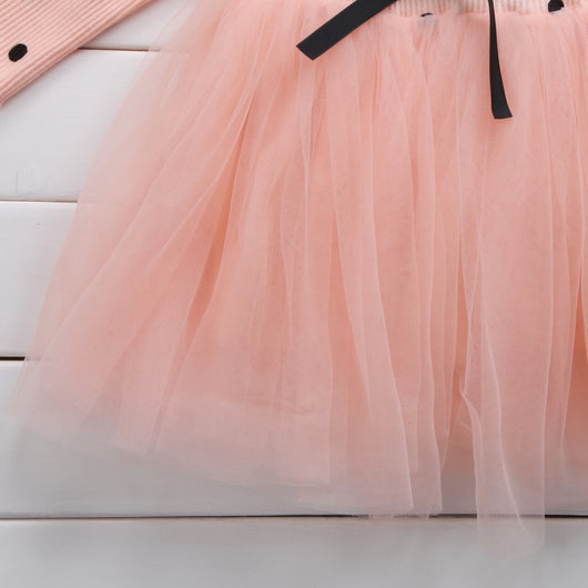 Vestido de Tul Elegante para Bebé Niña - Manga Larga Primavera Invierno - Image 10