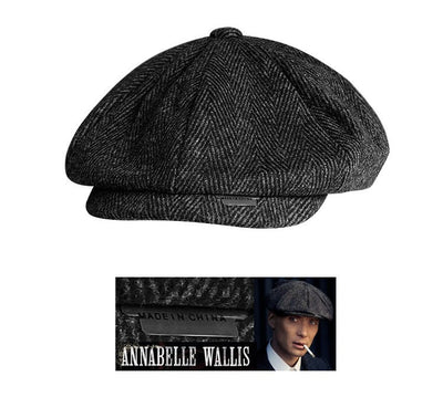 Gorra Octagonal Retro Británica con Visera - Estilo Vintage Yuppie - Image 3