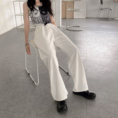 Jeans de Talle Alto Rectos y Anchos para el Día a Día - Image 15
