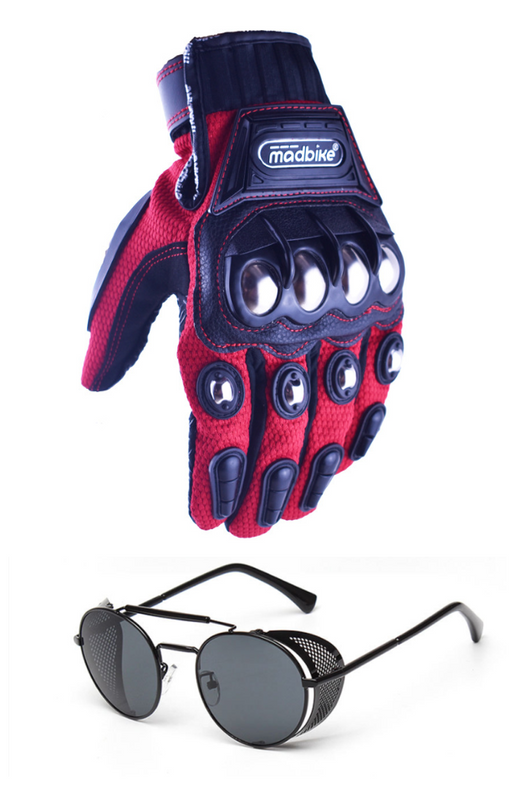 Set de Guantes y Gafas para Motocicleta - Protección Total - Image 4