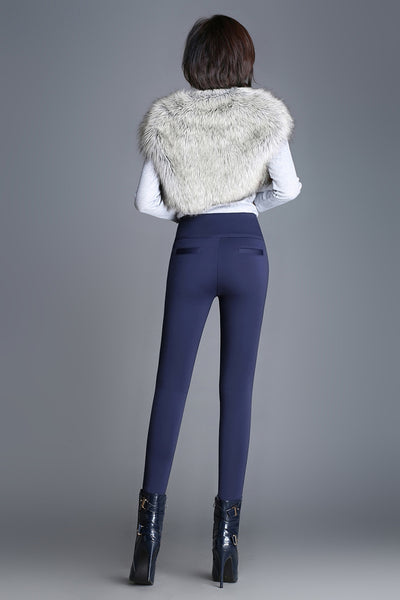 Leggings de Cintura Alta con Forro de Terciopelo - Image 3