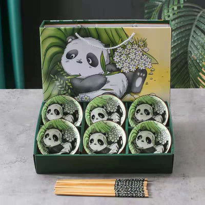 Juego de Vajilla Panda - Set Completo de Comedor en Caja de Regalo - Image 8