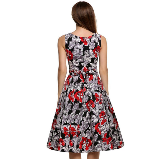 Vestido Estampado Vintage - Image 5