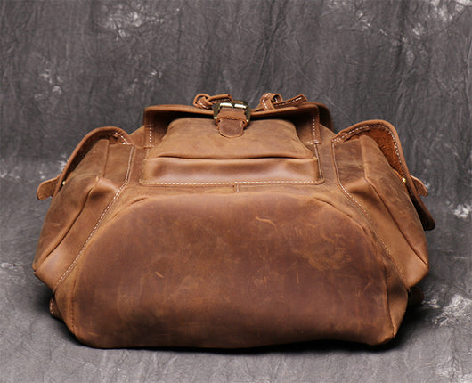 Mochila de Cuero Crazy Horse para Mujer - Image 15