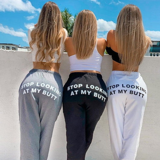 Pantalones Casuales Personalizados con Estampado Inglés