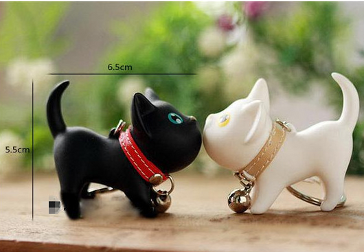 Llavero de Gato para Parejas - Diseño Adorable de Gatitos - Image 4