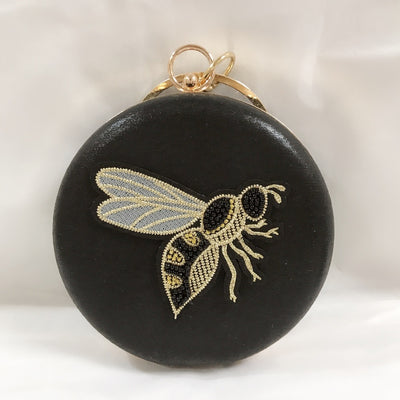 Cartera de Fiesta con Abalorios y Bordado de Abeja - Image 39