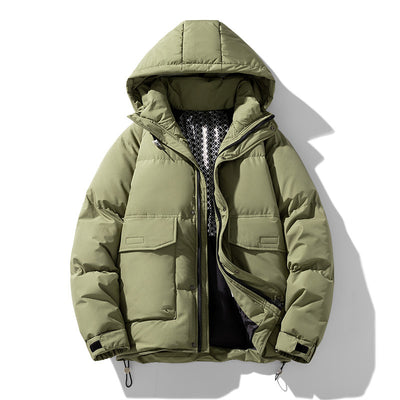 Abrigo de Plumón de Pato Blanco Unisex - Chaqueta Térmica Oversized - Image 8