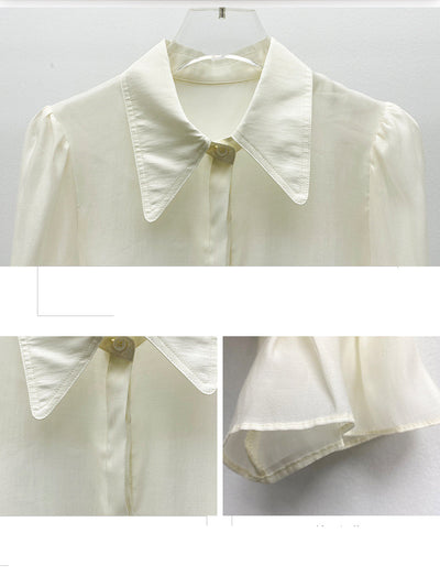 Cardigan de Algodón Mercerizado Premium con Botones Simples - Image 11