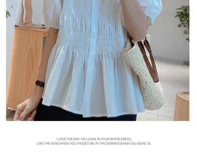 Blusa Suelta Reductora de Manga Corta para Mujer - Verano - Image 21