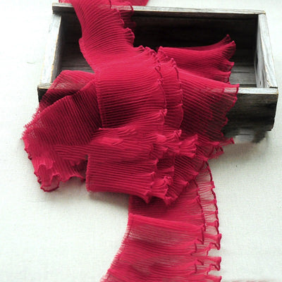 Cinta de Encaje Plisado 10CM - Accesorios de Moda Versátiles - Image 4