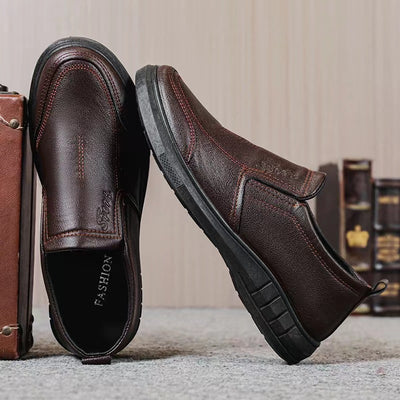 Zapatos Casuales de Cuero para Hombre con Suela Blanda Antideslizante - Image 7