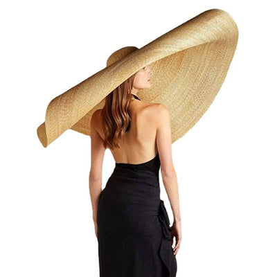 Sombrero de Playa Plegable Extragrande con Protección Solar - Image 8