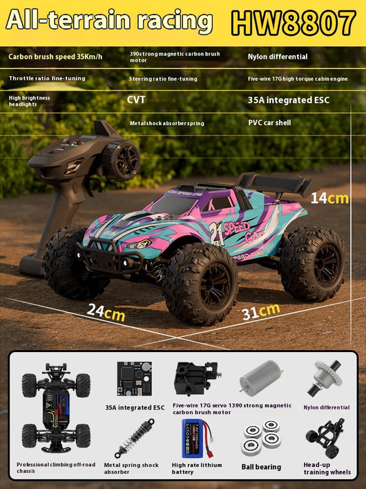 Auto de Carreras 4x4 de Alta Velocidad con Control Remoto - Image 6