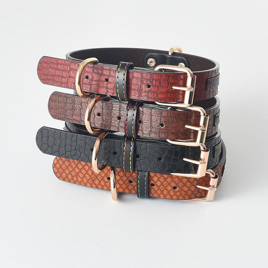 Collar de Cuero para Perro - Diseño Elegante y Resistente