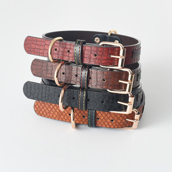 Collar de Cuero para Perro - Diseño Elegante y Resistente