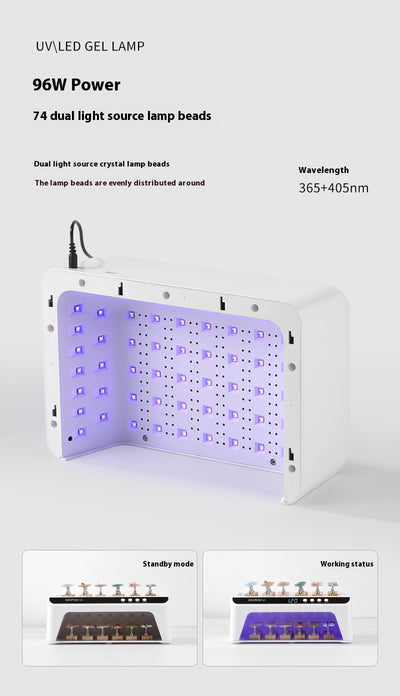 Lámpara UV de Alta Potencia 92W Apilable para Tratamientos Profesionales - Image 12