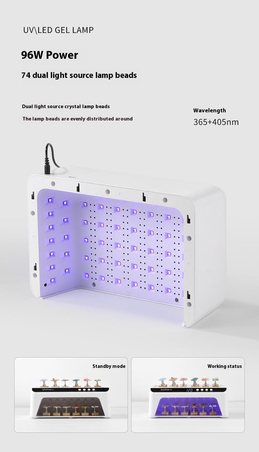 Lámpara UV de Alta Potencia 92W Apilable para Tratamientos Profesionales - Image 12