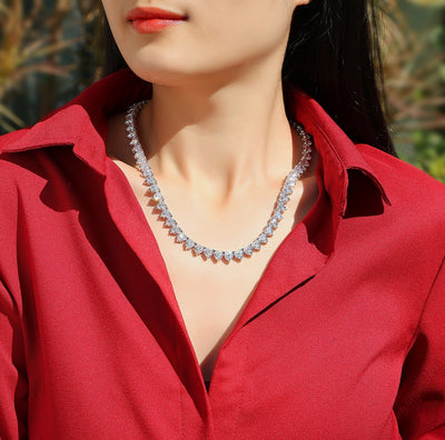 Collar Romantic Gravity - Joya de Lujo en Plata S925 con Moissanita Premium - Image 8