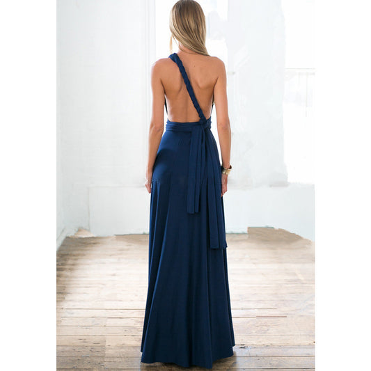 Vestido Bandage Backless con Cruces de Cuerda Sexy - Image 2