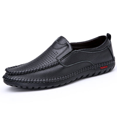 Zapatos Casuales de Cuero para Hombre - Estilo Moderno y Versátil - Image 13