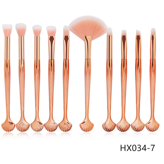Set de Brochas de Maquillaje Shell - Cerdas Púrpura - Image 9
