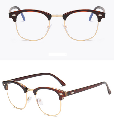 Gafas Metálicas Anti-Radiación con Cadena Trendy - Image 9