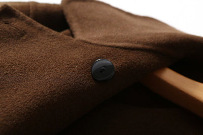 Abrigo de Lana Reversible con Botones de Cuerno - Image 16