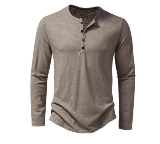 Camisa Casual de Algodón Manga Larga para Hombre - Image 12