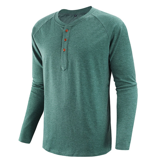 Camiseta Henley Grande para Hombre - Comodidad y Estilo - Image 18