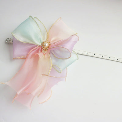Collar de Cuero para Mascotas con Moño - Accesorios para Fotos - Image 10