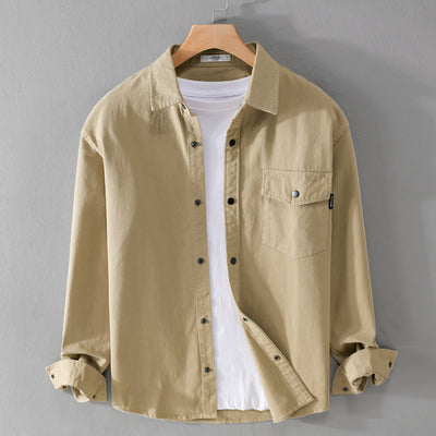Camisa de Trabajo Manga Larga para Hombre - Diseño Simple y Versátil - Image 2