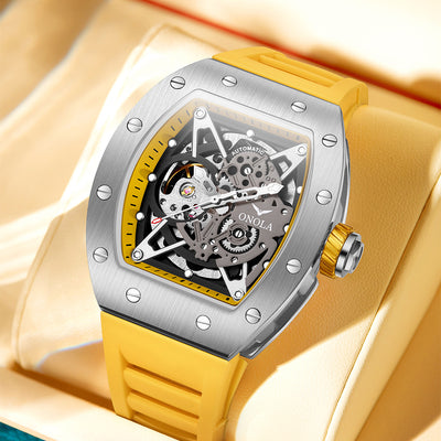 Reloj Deportivo Automático con Banda de Silicona para Hombre - Image 24