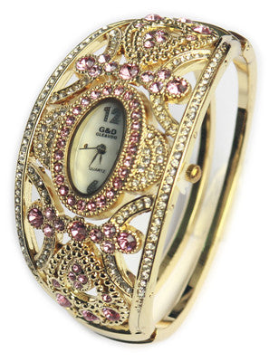 Reloj de Pulsera Cuarzo para Mujer con Diamantes y Diseño Minimalista
