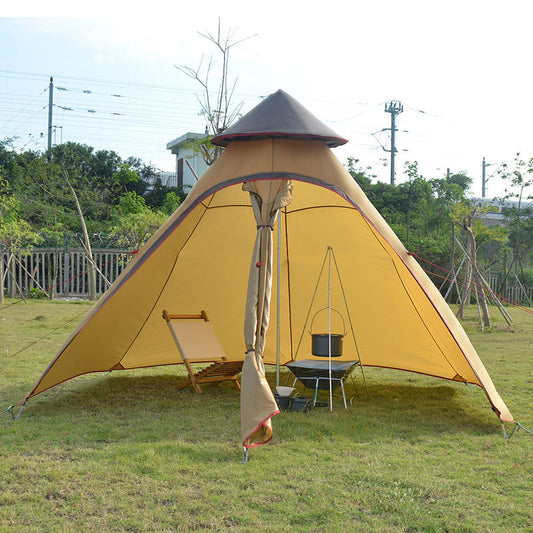 Tienda de Campaña Tipo Torre Resistente al Viento - Camping Profesional