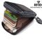 Cartera Organizadora de Cuero Estilo Coreano - Porta Tarjetas Compacta