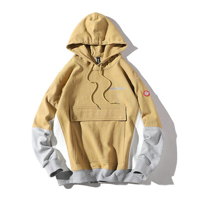Sudadera con Capucha de Contraste Oversize para Hombre - Algodón Premium - Image 5